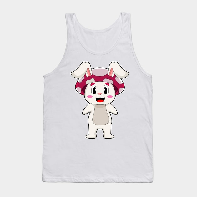 Rabbit Mushroom Tank Top by Markus Schnabel